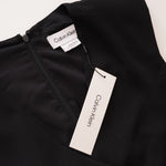 画像をギャラリービューアに読み込む, CK カルバンクライン ブラック ノースリーブ オールインワン CALVIN KLEIN BLACK SLEEVELESS ALL IN ONE WOMENS