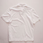 画像をギャラリービューアに読み込む, セブンフォーオールマンカインド ホワイト 鹿の子 比翼ポロシャツ 7 FOR ALL MANKIND WHITE POLO SHIRT MENS