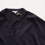 画像をギャラリービューアに読み込む, スプレンディッド ネイビー スキッパーデザイン ルーズトップ ブラウス SPLENDID NAVY RELAX-FIT TOP BLOUSE WOMENS