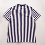 画像をギャラリービューアに読み込む, ジェークルー ネイビー×ホワイト ストライプ 半袖 オープンカラーシャツ J.CREW NAVY WHITE STRIPED S/S OPEN COLLAR SHIRTS MENS