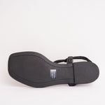 画像をギャラリービューアに読み込む, ビンス ヴィンス ブラックレザー トングデザインサンダル VINCE BLACK LEATHER SANDALS WOMENS