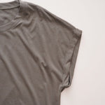画像をギャラリービューアに読み込む, スプレンディッド カーキグレー ショートスリーブ Tシャツ ロールT SPLENDID SVB SHORT SLEEVE CREW-NECK TEE WOMENS