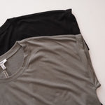 画像をギャラリービューアに読み込む, スプレンディッド ブラック ショートスリーブ Tシャツ ロールT SPLENDID BLACK SHORT SLEEVE CREW-NECK TEE WOMENS