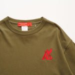 画像をギャラリービューアに読み込む, アドラーブル オリジナル シティグリーン ビッグシルエット ロゴ Tシャツ ドロップショルダー ADOLUVLE ORIGINAL CITY GREEN LOGO TEE DROP-SHOULDER LOOSE-FIT MADE IN JAPAN