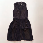 画像をギャラリービューアに読み込む, ヴィンス ビンス ネイビー ピンドット柄 シフォンワンピース ドレス VINCE NAVY PIN DOTS CHIFFON DRESS WOMEN