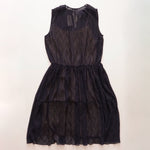 画像をギャラリービューアに読み込む, ヴィンス ビンス ネイビー ピンドット柄 シフォンワンピース ドレス VINCE NAVY PIN DOTS CHIFFON DRESS WOMEN