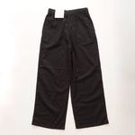 画像をギャラリービューアに読み込む, CK カルバンクライン ブラック リネン×コットン イージーパンツ CALVIN KLEIN LINEN COTTON EASY PANTS WOMENS