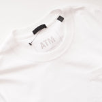 画像をギャラリービューアに読み込む, ATM Anthony Thomas Melillo エーティーエム アンソニー トーマス メリロ ホワイト レイヤードデザイン ポケットTシャツ WHITE LAYERED POCKET TEE MEN