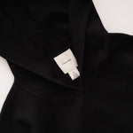 画像をギャラリービューアに読み込む, CK カルバンクライン ブラック ニット フーディ パーカー CALVIN KLEIN BLACK KNIT HOODIE WOMENS