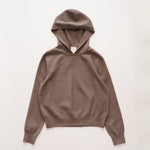 画像をギャラリービューアに読み込む, CK カルバンクライン ブラウン ニット フーディ パーカー CALVIN KLEIN BROWN KNIT HOODIE WOMENS