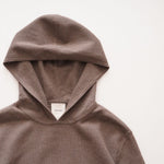 画像をギャラリービューアに読み込む, CK カルバンクライン ブラウン ニット フーディ パーカー CALVIN KLEIN BROWN KNIT HOODIE WOMENS