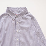 画像をギャラリービューアに読み込む, アドラーブル ホワイト×ネイビー ストライプ スプリットラグランスリーブ ビッグシルエット シャツ ADOLUVLE ORIGINAL WHITE NAVY SPLIT RAGLAN SLEEVE STRIPED BIG SHIRT LONG SLEEVE