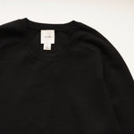 画像をギャラリービューアに読み込む, CK カルバンクライン ブラック クルーネックラグランニット CALVIN KLEIN BLACK RAGLAN CREW-NECK SWEATER MENS