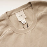 画像をギャラリービューアに読み込む, CK カルバンクライン カーキグレー クルーネックラグランニット CALVIN KLEIN KHAKI GRAY RAGLAN CREW-NECK SWEATER MENS