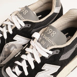 画像をギャラリービューアに読み込む, NEW BALANCE U998BL ニューバランス ブラック スウェード スニーカー BLACK SUEDE SNEAKERS MADE IN USA