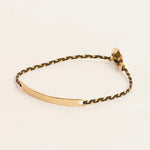 画像をギャラリービューアに読み込む, SCOSHA スコーシャ 10金 ゴールド ブラック ブレスレット K10 GOLD BLACK BRACELET