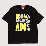 画像をギャラリービューアに読み込む, アドラーブル オリジナル ブラック ボンジュール Tシャツ ADOLUVLE ORIGINAL BLACK BONJOUR T-SHIRTS