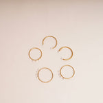 画像をギャラリービューアに読み込む, ISABEL MARANT イザベル・マラン ゴールド×ホワイト 5連 リングセット GOLD×WHITE 5P RING SET WOMEN