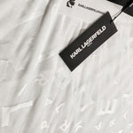 画像をギャラリービューアに読み込む, KARL LAGERFELD PARIS カールラガーフェルド ホワイト メッシュ マキシ スカート WHITE MESH MAXI SKIRT WOMEN