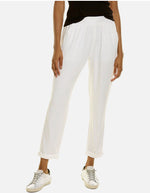 画像をギャラリービューアに読み込む, スプレンディッド ホワイト ロールカフ イージーパンツ SPLENDID WHITE ROLL-CUFF EASY PANT WOMENS