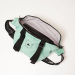 画像をギャラリービューアに読み込む, アディダス ステラマッカートニー コラボ ミント×ブラック 2WAYバッグ ウエストポーチ ナップサック ADIDAS by STELLA MCCARTNEY MINT×BLACK 2WAY BAG