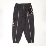画像をギャラリービューアに読み込む, ナイキ ブラック ルーズフィット ジップデザイン パンツ NIKE BLACK LOOSE-FIT ZIP DESIGN PANTS WOMEN