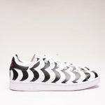 画像をギャラリービューアに読み込む, アディダス マリメッコ ホワイト×ブラック柄 スタンスミス H05757 コラボスニーカー ADIDAS × marimekko WHITE BLACK STAN SMITH W SNEAKERS PRIMEGREEN WOMEN