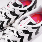 画像をギャラリービューアに読み込む, アディダス マリメッコ ホワイト×ブラック柄 スタンスミス H05757 コラボスニーカー ADIDAS × marimekko WHITE BLACK STAN SMITH W SNEAKERS PRIMEGREEN WOMEN