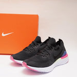 画像をギャラリービューアに読み込む, ナイキ ブラック ランニングシューズ エピック リアクト フライニット 2 NIKE EPIC REACT BLACK