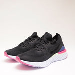 画像をギャラリービューアに読み込む, ナイキ ブラック ランニングシューズ エピック リアクト フライニット 2 NIKE EPIC REACT BLACK