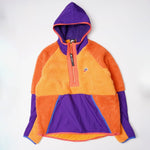 画像をギャラリービューアに読み込む, ナイキ オレンジ ジップ ボア クレイジー フリース ジャケット ワンポイント ルーズフィット アメリカ企画 NIKE CRAZY FLEECE JK LOOSE-FIT