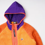 画像をギャラリービューアに読み込む, ナイキ オレンジ ジップ ボア クレイジー フリース ジャケット ワンポイント ルーズフィット アメリカ企画 NIKE CRAZY FLEECE JK LOOSE-FIT