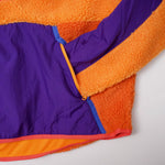 画像をギャラリービューアに読み込む, ナイキ オレンジ ジップ ボア クレイジー フリース ジャケット ワンポイント ルーズフィット アメリカ企画 NIKE CRAZY FLEECE JK LOOSE-FIT