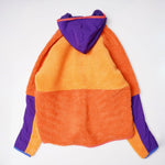 画像をギャラリービューアに読み込む, ナイキ オレンジ ジップ ボア クレイジー フリース ジャケット ワンポイント ルーズフィット アメリカ企画 NIKE CRAZY FLEECE JK LOOSE-FIT