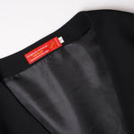 画像をギャラリービューアに読み込む, アドラーブル ブラック Vネック ワンピース ADOLUVLE ORIGINAL BLACK V-NECK LONG SLEEVE DRESS