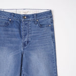 画像をギャラリービューアに読み込む, スプレンディッド ライトインディゴ エコ ハイライズ ストレッチ カットオフ デニム ジーンズ SPLENDID ECO LIGHT INDIGO CUT-OFF JEANS WOMENS