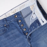 画像をギャラリービューアに読み込む, スプレンディッド ライトインディゴ エコ ハイライズ ストレッチ カットオフ デニム ジーンズ SPLENDID ECO LIGHT INDIGO CUT-OFF JEANS WOMENS