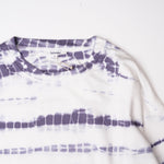 画像をギャラリービューアに読み込む, スプレンディッド ホワイト×パープル 絞り染め タイダイ染めプルオーバー カットソー SPLENDID TIE-DYE WOMENS LONG TEE