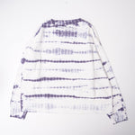 画像をギャラリービューアに読み込む, スプレンディッド ホワイト×パープル 絞り染め タイダイ染めプルオーバー カットソー SPLENDID TIE-DYE WOMENS LONG TEE