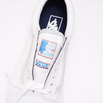 画像をギャラリービューアに読み込む, VANS USPSコラボ ホワイト レザー スニーカー OLD SKOOL WHITE LEATHER