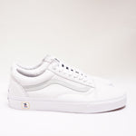 画像をギャラリービューアに読み込む, VANS USPSコラボ ホワイト レザー スニーカー OLD SKOOL WHITE LEATHER
