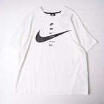 画像をギャラリービューアに読み込む, ナイキ ホワイト ビッグシルエット プリント Tシャツ NIKE WHITE 「JUST DO IT.」「SWOOSH」PRINT TEE WOMEN