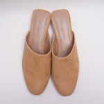 画像をギャラリービューアに読み込む, KARL LAGERFELD PARIS カールラガーフェルド タン スウェード ミュール TAN SUEDE MULE WOMEN