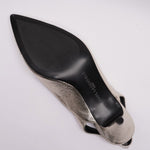 画像をギャラリービューアに読み込む, KARL LAGERFELD PARIS カールラガーフェルド シルバー バックストラップ パンプス SILVER PUMPS WOMEN