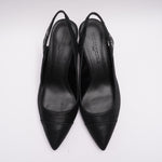 画像をギャラリービューアに読み込む, KARL LAGERFELD PARIS カールラガーフェルド ブラック バックストラップ パンプス BLACK PUMPS WOMEN