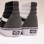 画像をギャラリービューアに読み込む, ヴァンズ SK8 Hi クレイジーカラー キャンバスブラック/ホワイト×スウェードマルチグレー スケート スニーカー VANS BLACK×MULTI-GRAY SNEAKERS HIGH MENS