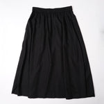画像をギャラリービューアに読み込む, アドラーブル ブラック リネン イージースカート ADOLUVLE LINEN BLACK EASY WAIST SKIRT