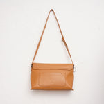 画像をギャラリービューアに読み込む, セブンフォーオールマンカインド チェーン付き キャメル レザー ショルダーバッグ 7 FOR ALL MANKIND BROWN LEATHER SHOULDER BAG