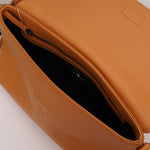 画像をギャラリービューアに読み込む, セブンフォーオールマンカインド チェーン付き キャメル レザー ショルダーバッグ 7 FOR ALL MANKIND BROWN LEATHER SHOULDER BAG