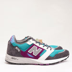 画像をギャラリービューアに読み込む, ニューバランス ホワイト/エメラルド/パープル/グレー イングランド製 NEW BALANCE TRAIL MTL575GP MADE IN ENGLAND SNEAKERS